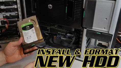 how to test new hard drive after install|how to set up a new hard drive.